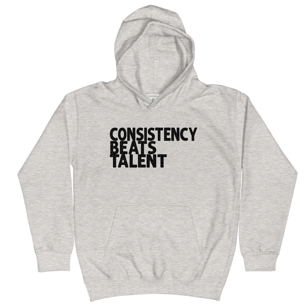 EL FIGHT Consistency Beats Talent - Kids Hoodie 1 EL FIGHT Consistency Beats Talent - Kids Hoodie