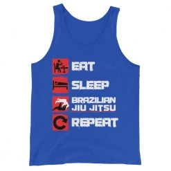 EL FIGHT Apparel Eat, Sleep, Jiu Jitsu, Repeat - Unisex Tank Top