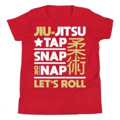 EL FIGHT Apparel Tap, Snap Or Nap - Youth Short Sleeve T-Shirt