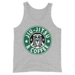 EL FIGHT Apparel Jiu Jitsu And Coffee - Unisex Tank Top