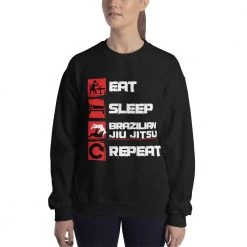 EL FIGHT Eat, Sleep, Jiu Jitsu, Repeat - Unisex Sweatshirt 9 EL FIGHT Eat, Sleep, Jiu Jitsu, Repeat - Unisex Sweatshirt