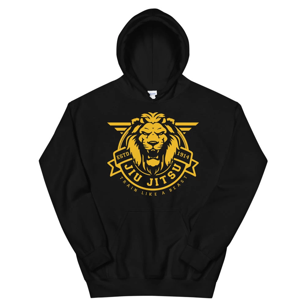 EL FIGHT Jiu Jitsu - Train Like A Beast - Unisex Hoodie Apparel 1 EL FIGHT Jiu Jitsu - Train Like A Beast - Unisex Hoodie Apparel