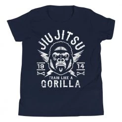 EL FIGHT Apparel Jiu Jitsu Gorilla - Youth Short Sleeve T-Shirt