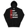 EL FIGHT Apparel Eat, Sleep, Jiu Jitsu, Repeat - Unisex Hoodie