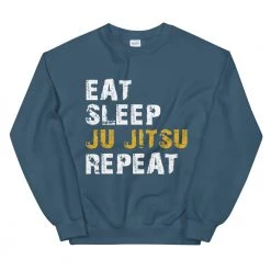 EL FIGHT Jiu Jitsu - Eat Sleep Repeat -Unisex Sweatshirt 12 EL FIGHT Jiu Jitsu - Eat Sleep Repeat -Unisex Sweatshirt
