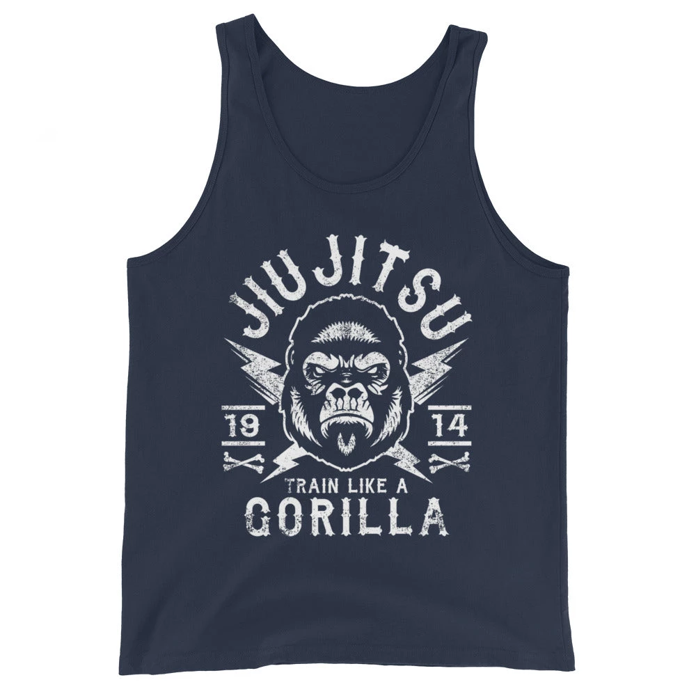EL FIGHT Jiu Jitsu Gorilla - Unisex Tank Top Apparel 6 EL FIGHT Jiu Jitsu Gorilla - Unisex Tank Top Apparel