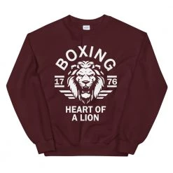 EL FIGHT Boxing Heart Of A Lion - Unisex Sweatshirt