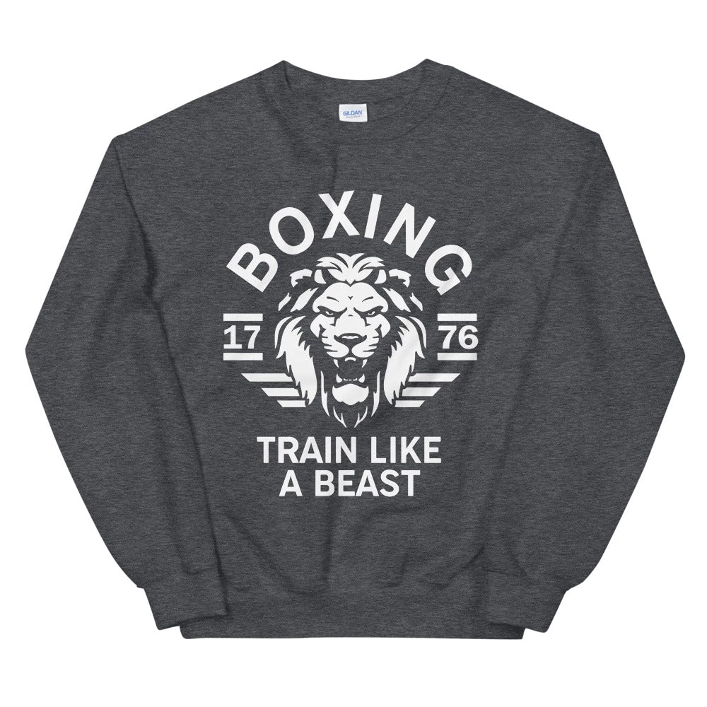 EL FIGHT Apparel Boxing Train Like A Beast - Unisex Sweatshirt 4 EL FIGHT Apparel Boxing Train Like A Beast - Unisex Sweatshirt
