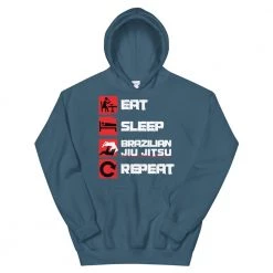 EL FIGHT Apparel Eat, Sleep, Jiu Jitsu, Repeat - Unisex Hoodie