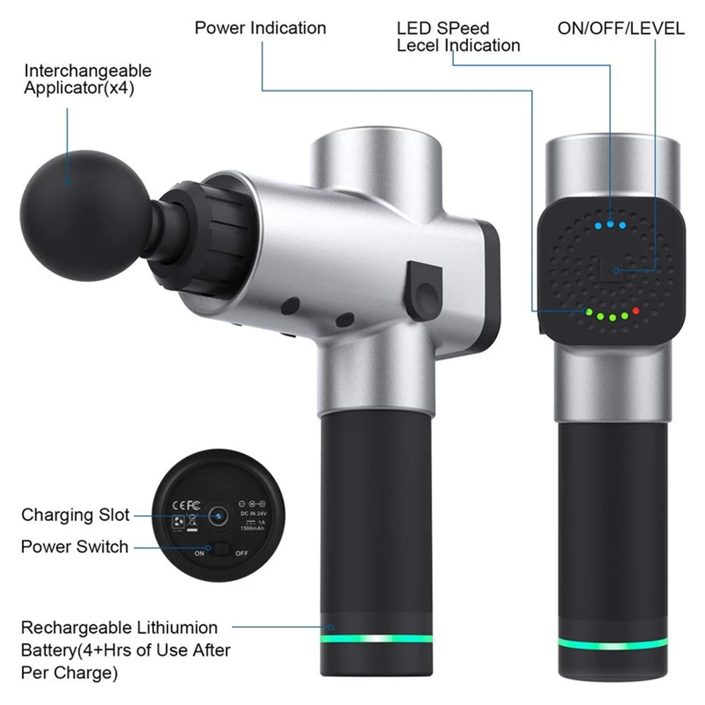 EL FIGHT EMS Massage Gun Muscle Stimulator Deep Tissue - Pain Relief Accessories 11 EL FIGHT EMS Massage Gun Muscle Stimulator Deep Tissue - Pain Relief Accessories