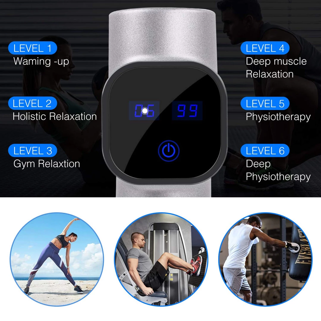 EL FIGHT EMS Massage Gun Muscle Stimulator Deep Tissue - Pain Relief Accessories 25 EL FIGHT EMS Massage Gun Muscle Stimulator Deep Tissue - Pain Relief Accessories