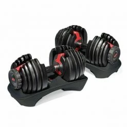 EL FIGHT 2020 LATEST SELECTTECH 552 ADJUSTABLE DUMBBELLS (PAIR) AND ADJUSTABLE BENCH
